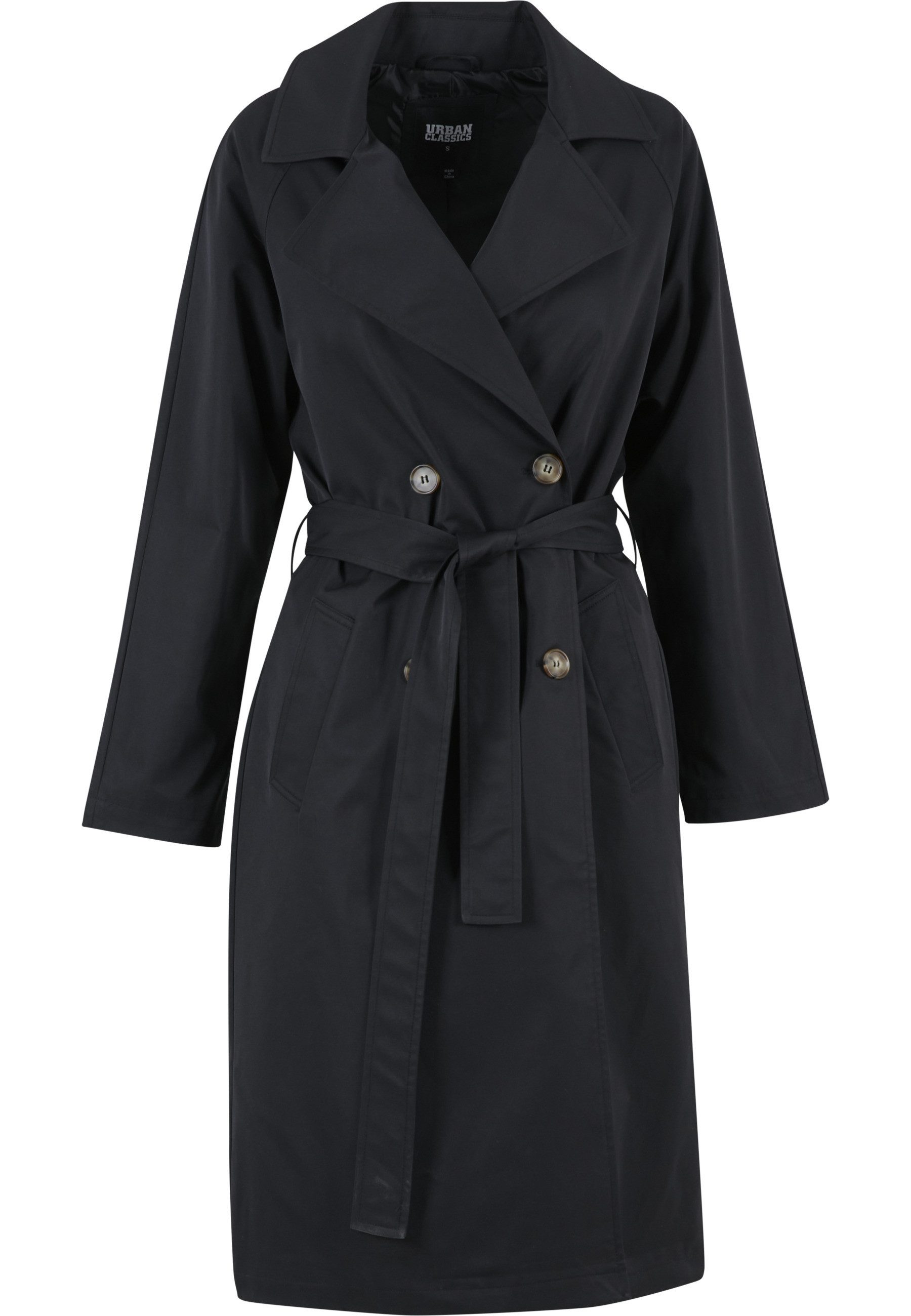 URBAN CLASSICS Winterjacke Urban Classics Ladies Trenchcoat (1-St) günstig online kaufen