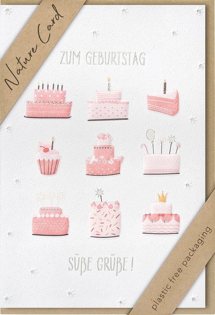 Grußkarten Geburtstag – Nature Cards – unverpackt - Glückwunschkarte im