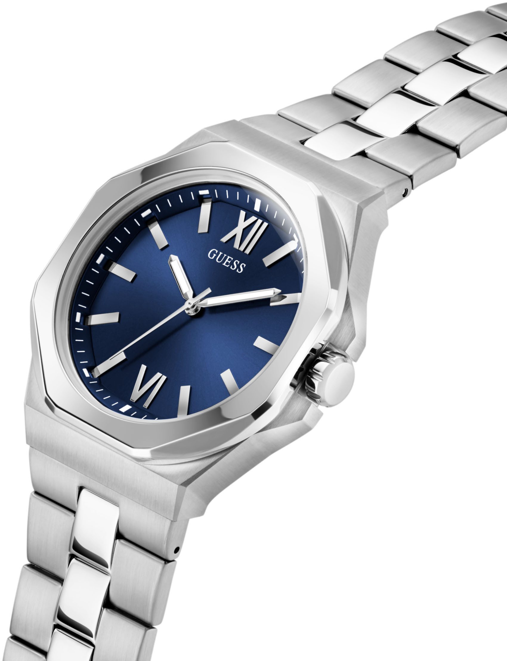 Guess Quarzuhr EMPEROR GW0849G1, Armbanduhr, Herrenuhr, Edelstahlarmband, a günstig online kaufen