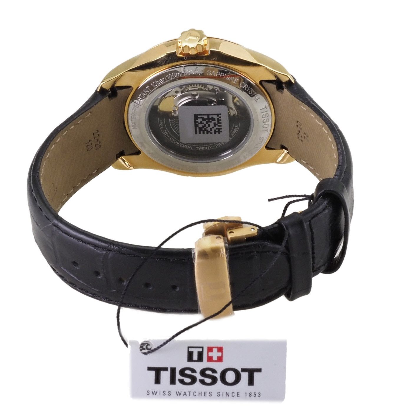 Tissot Automatikuhr Tissot Herren Automatik Uhr Couturier Powermatic 80 T0354073605101, (Rosegold)