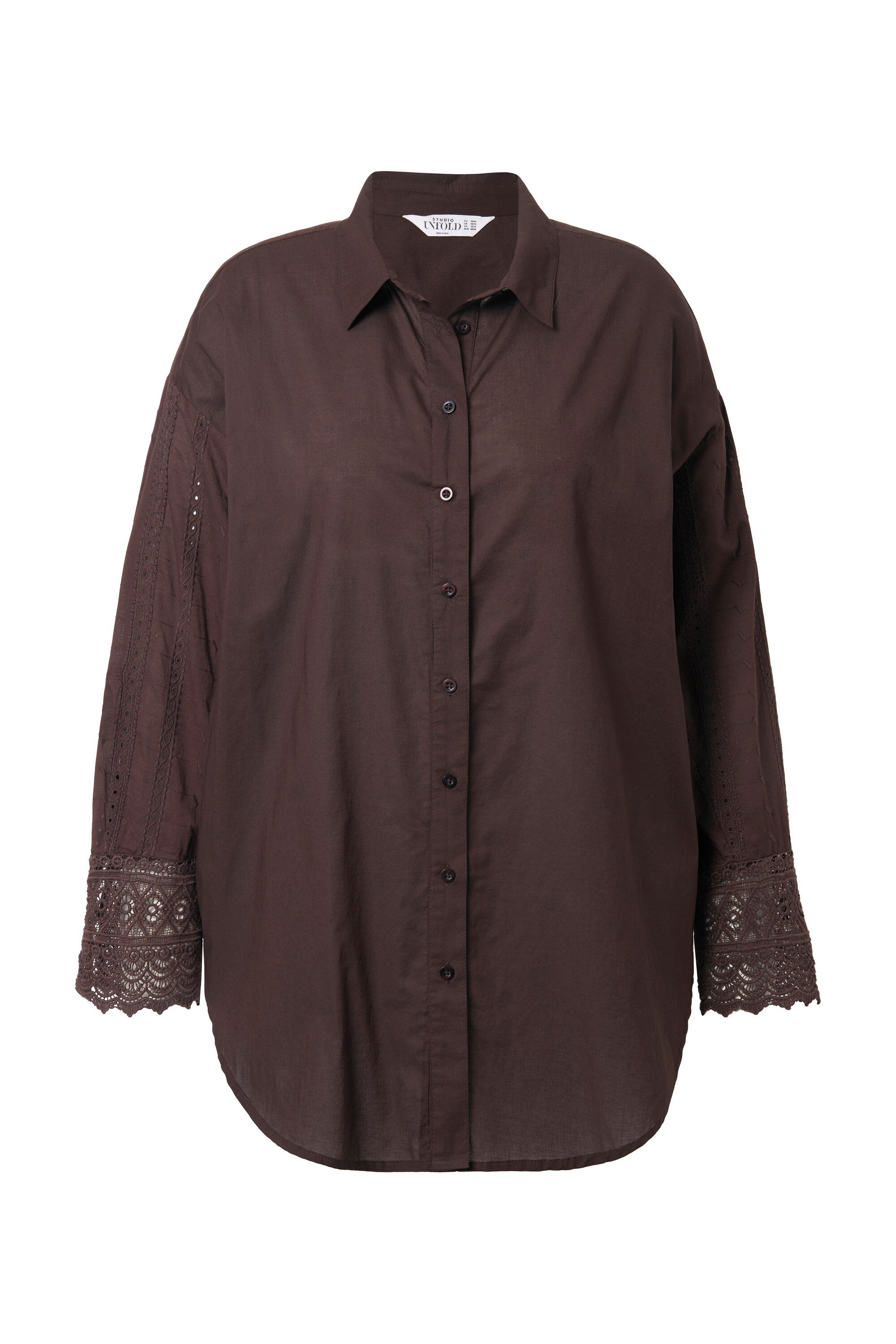 Studio Untold Hemdbluse Hemdbluse oversized bestickter günstig online kaufen