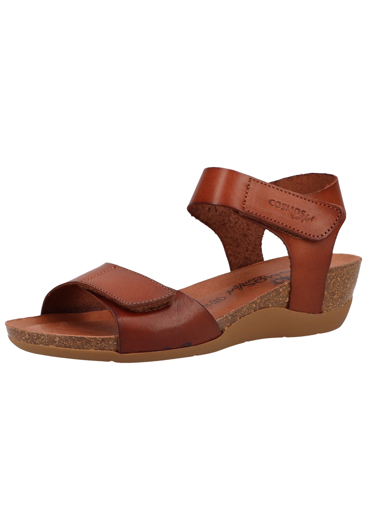 COSMOS Comfort Sandalen Leder . Keilsandalette