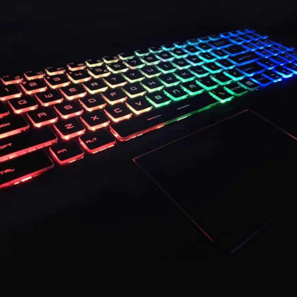 Trade-Shop Ersatzteil passend für MSI GS63 Stealth 8RE 8RD GS73 Stealth 8RD 8RE Tastatur (Tasten: Deutsch, QWERTZ / Farbe: Schwarz / mit Hintergrundbeleuchtung)