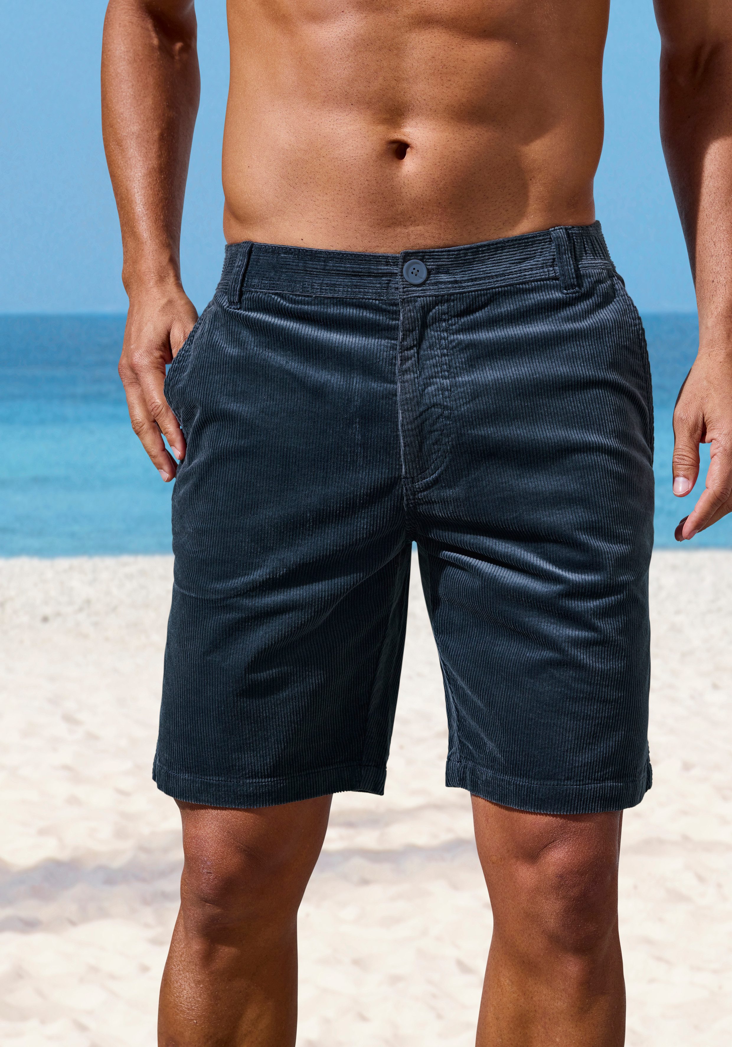 H.I.S Shorts sommerliche Bermuda, Cordhose