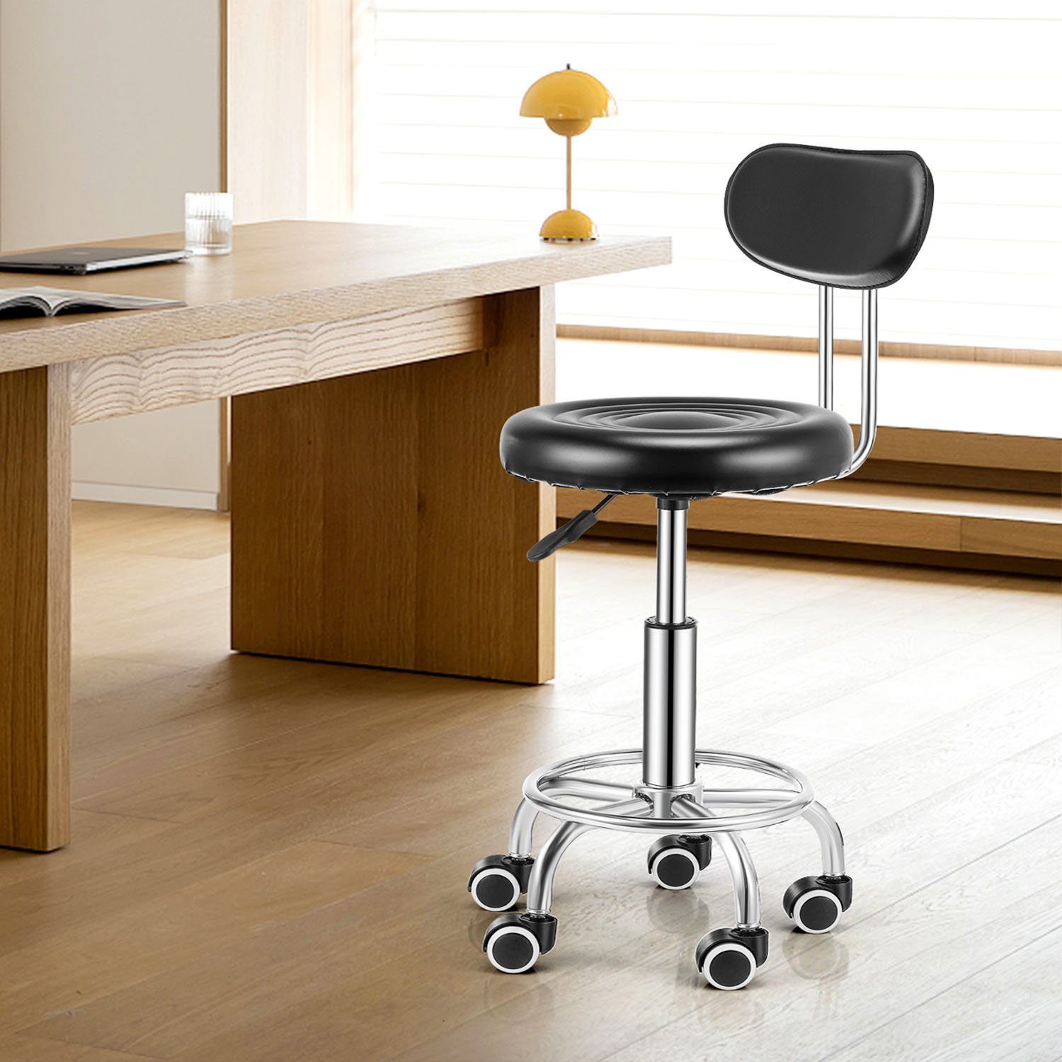 oyajia Drehhocker Höhenverstellbar Barhocker Ergonomie Rollbare günstig online kaufen