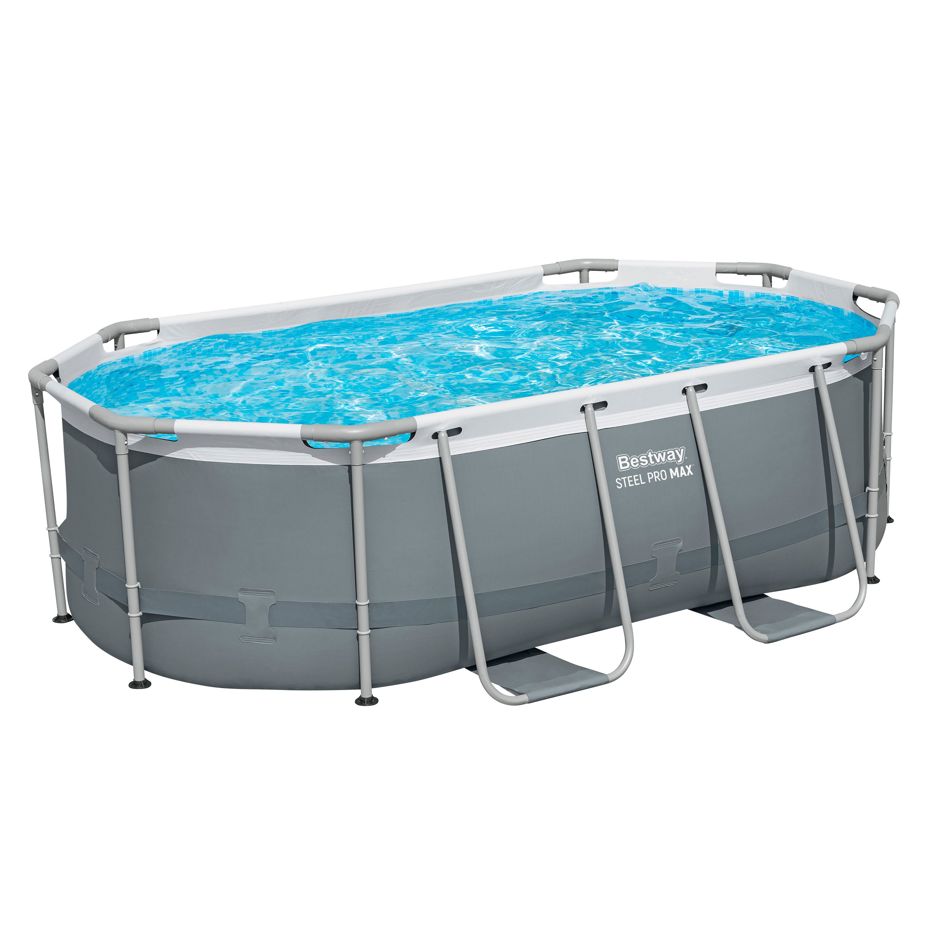 Bestway Framepool Steel Pro MAX™ (Packung, ohne Zubehör), 305 x 200 x 84 cm