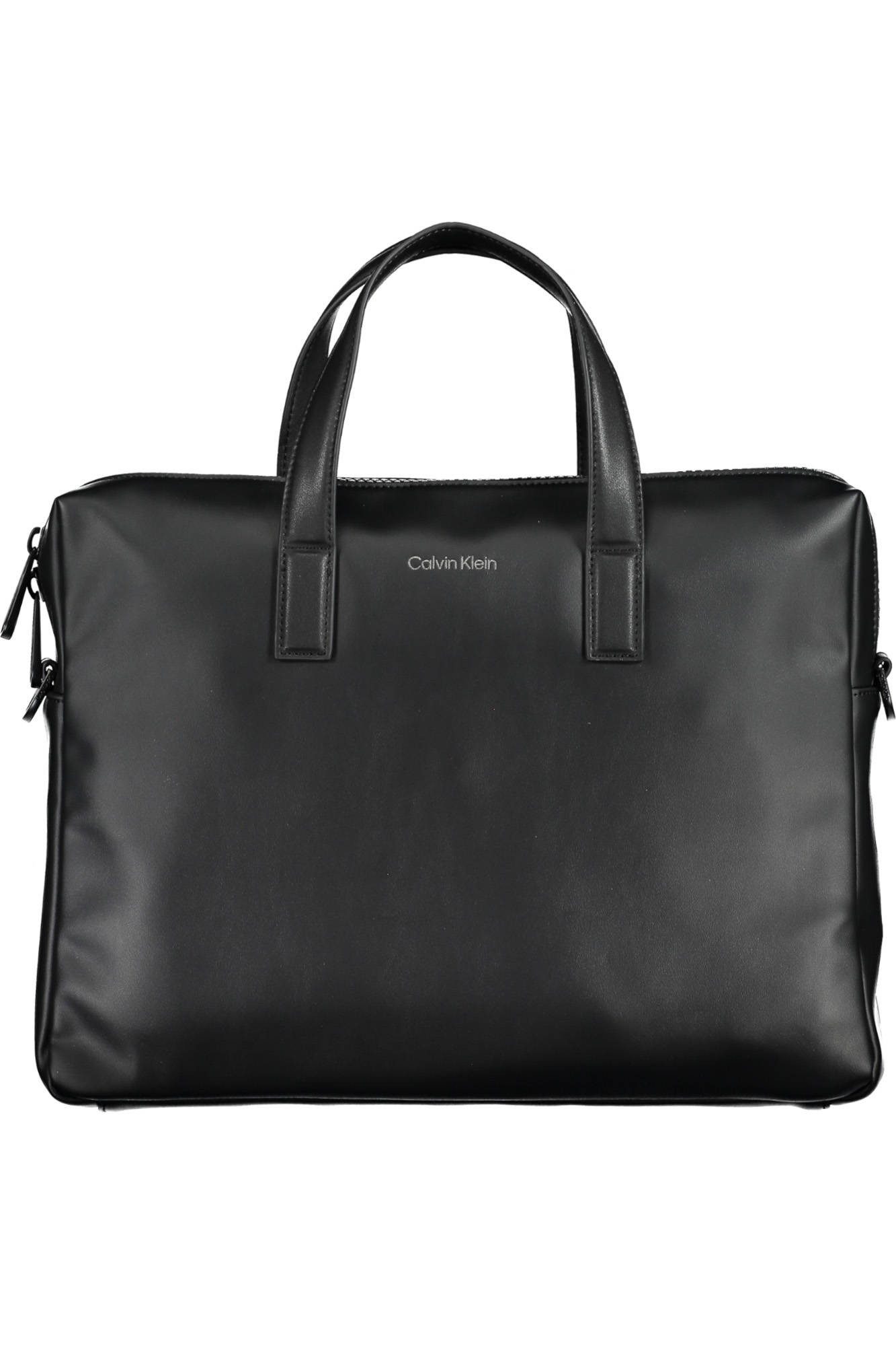 Calvin Klein Jeans Businesstasche, Schicke schwarze Herrentasche mit Laptopfach aus recyceltem Material