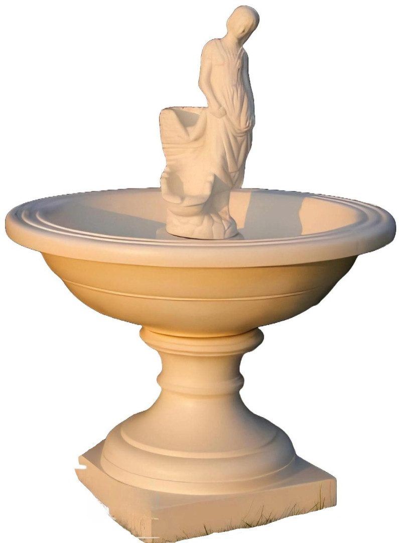 Xlmoebel Gartenbrunnen Steinbrunnen mit Fontäne für Garten und Teichgestaltung, (Artikel COSTA Z AMANDA), Hergestellt in Europa