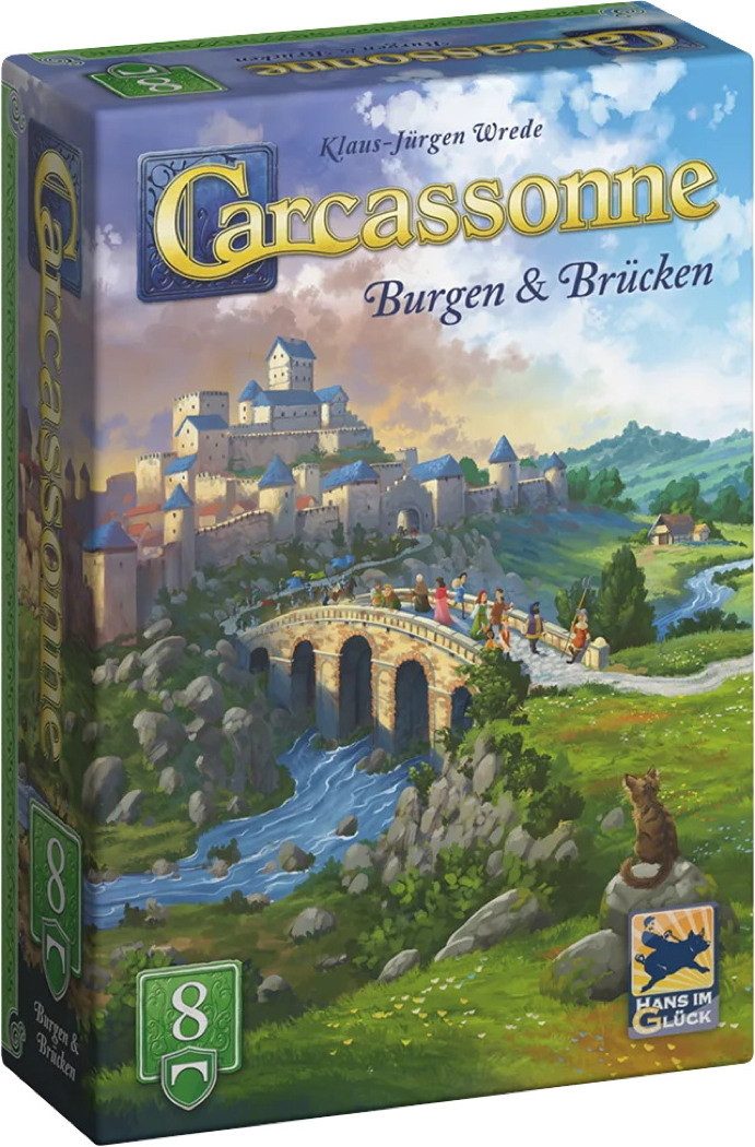 Hans im Glück Spiel Carcassonne 8. Erweiterung Burgen & Brücken HIGD0138