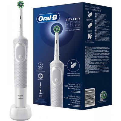 Oral-B Elektrische Zahnbürste Vitality Pro D103 - Elektrische Zahnbürste - weiß
