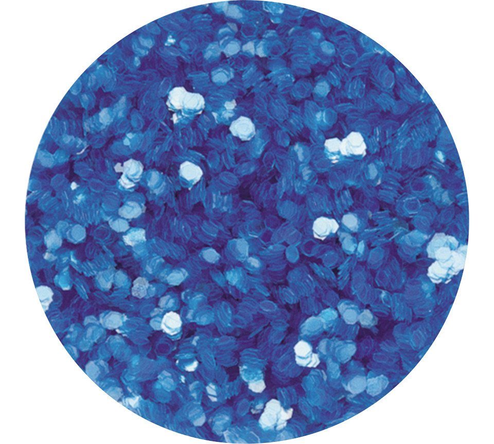 Glorex Bastelnaturmaterial Glorex Brillant-Glitter holo blau 9 g