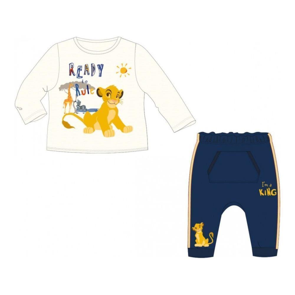 EplusM Shirt & Hose Baby Set Langarm- Shirt mit Hose mit Motiv von König der Löwen (Set, 2-tlg)