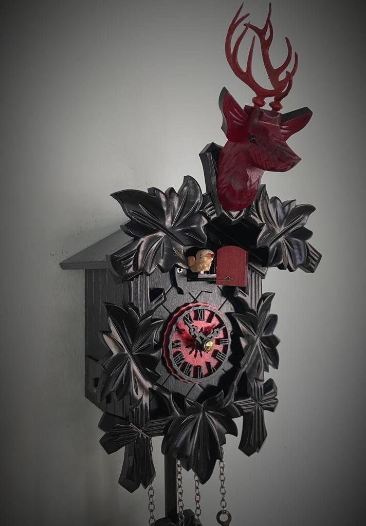 Clockvilla Hettich-Uhren Wanduhr Moderne Kuckucksuhr im Schwarzwald hergestellt