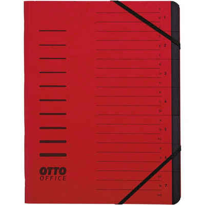 Otto Office Organisationsmappe Standard, Sammelmappe mit 7 Fächern, DIN A4