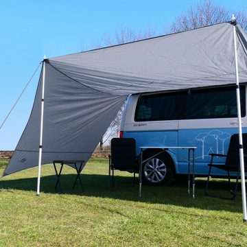 yourGEAR Vorzelt yourGEAR Tropea Bus Vorzelt UV 50+ Tarp Sonnensegel Bulli Wohnmobil, Personen: 0