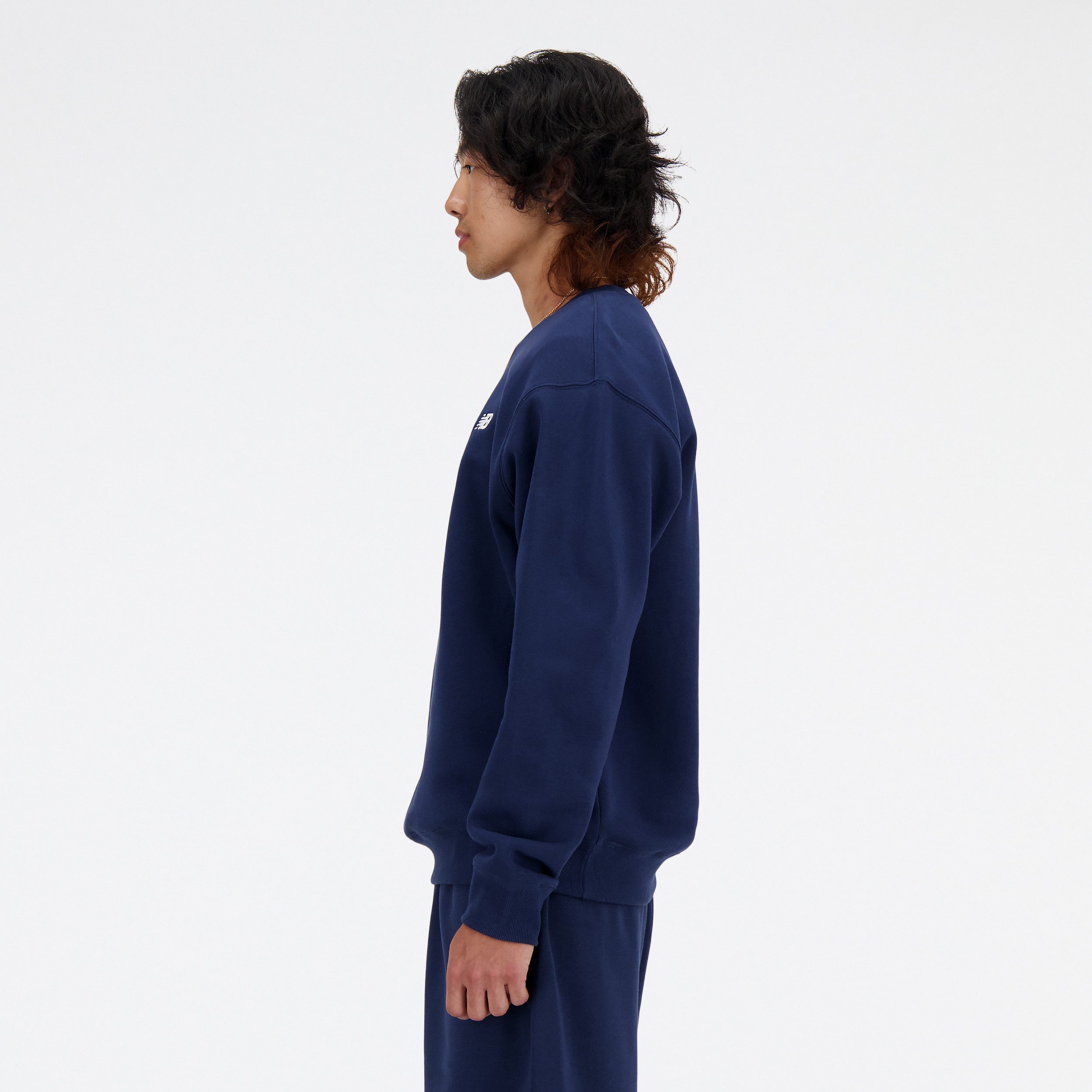 New Balance Sweatshirt mit Rundhalsausschnitt, entspannte Passform