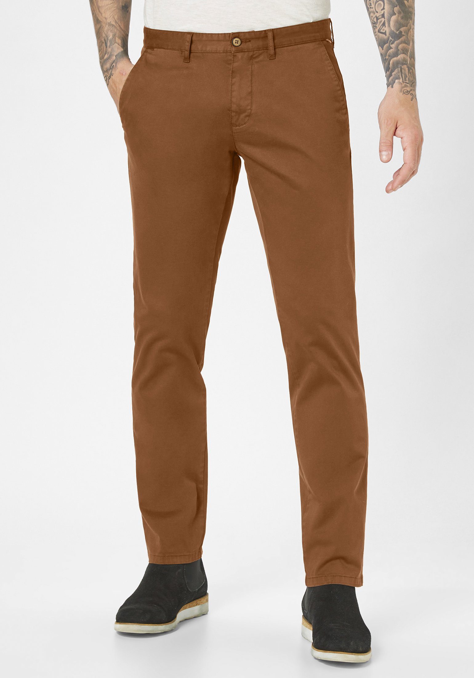 Redpoint ganzjahres-Chino navy Stretch mit Jasper Chinohose Slim-Fit