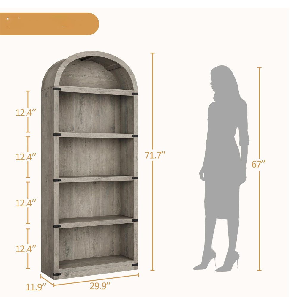 GarveeMore Bücherregal Bücherregal 5 Regal Bogen günstig online kaufen