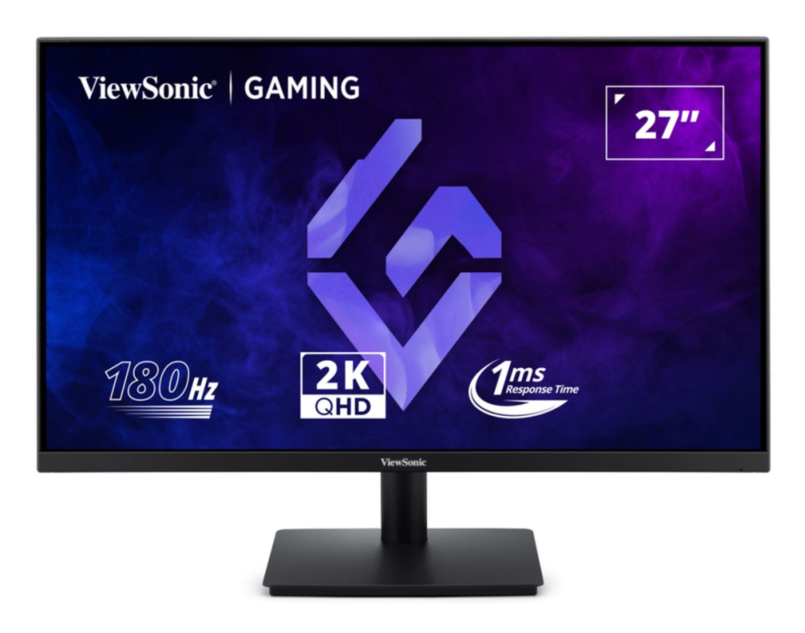 Viewsonic LED VX27G1-2K 27 2K 300 nits res - Flachbildschirm (TFT/LCD) - 68,6 cm TFT-Monitor (2560 x 1440 px, Quad HD, 180 Hz, IPS, Adaptive-Sync, G-SYNC Compatible, HDCP, HDR, Kopfhörerbuchse)