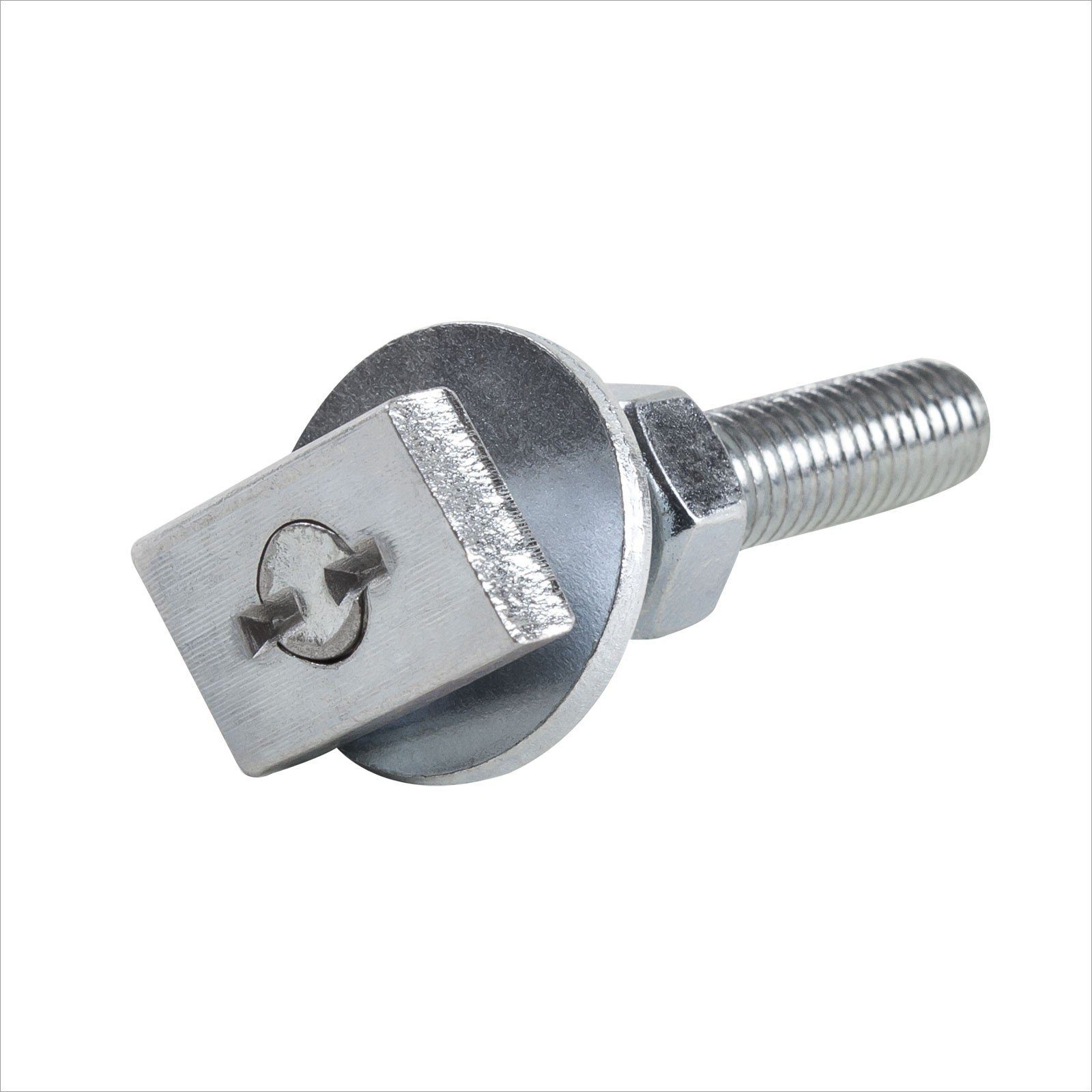 Symbionet Flachrundkopfschraube Hammerschraube M8 x 40 mm Hammerkopfschraube DIN 7992 verzinkt