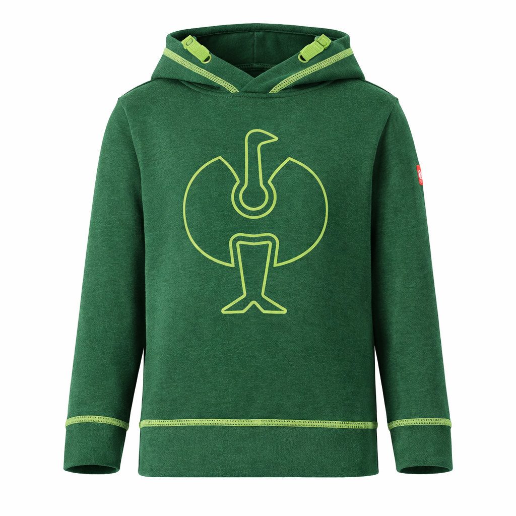 Engelbert Strauss Hoodie e.s. Kinder Hoodie Schwarz mit Neon Print – Kapuzenpullover