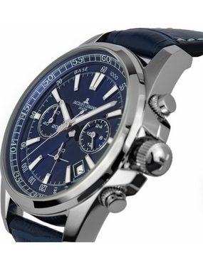 Jacques Lemans Chronograph Jacques Lemans Herren-Uhren Analog Quarz, Klassikuhr