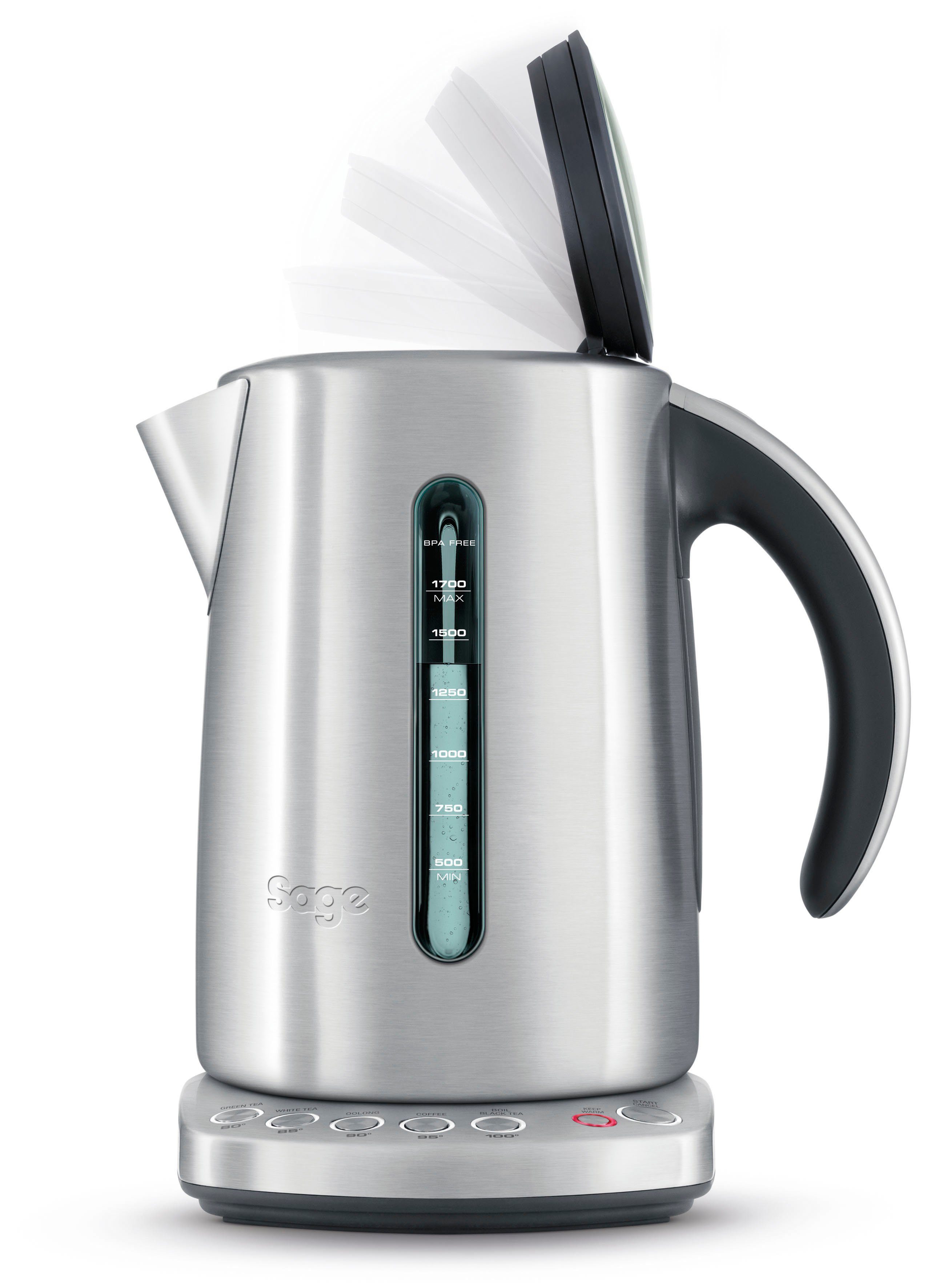 Sage Wasserkocher the Smart Kettle, SKE825BSS, 1,7 l, 2400 W