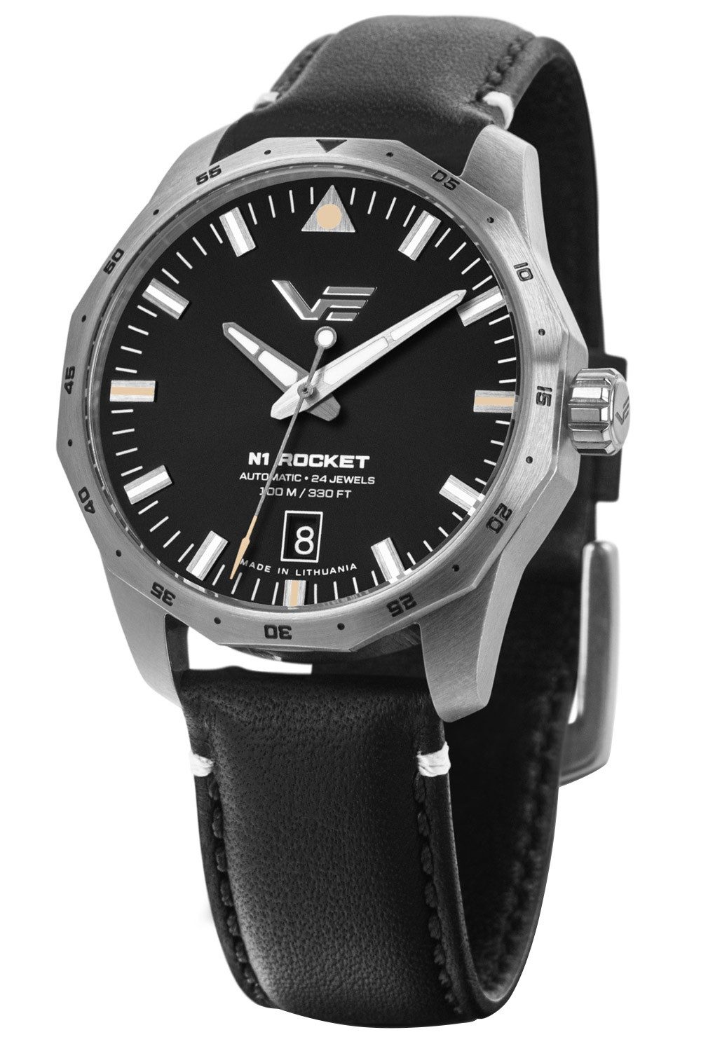 Vostok Europe Automatikuhr Armbanduhr Automatik Rocket N1 Schwarz 39 mm