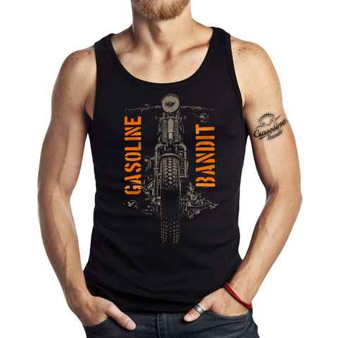 GASOLINE BANDIT® Tanktop Muskel-Shirt für Biker und Motorrad Fans: Springer