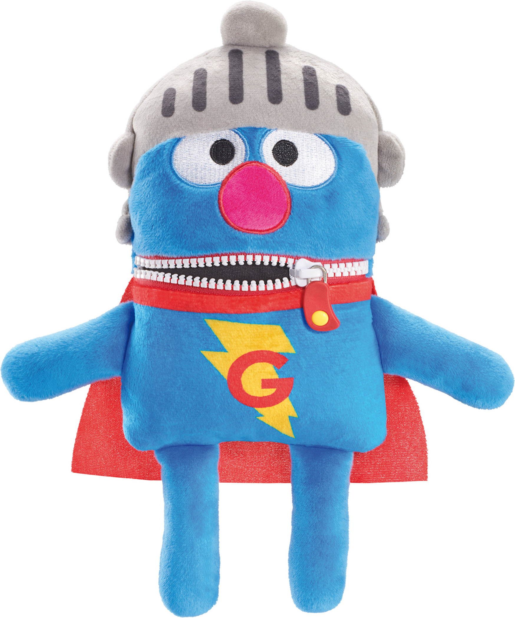 Schmidt Spiele Kuscheltier Plüsch Stofftier Sorgenfresser Sesamstrasse Super-Grobi 28 cm 42560