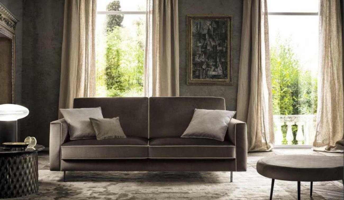Sofa Design Made Luxus Modern 3-Sitzer in Europe 3 Sofa Polster Couch Braun Sitzer, JVmoebel