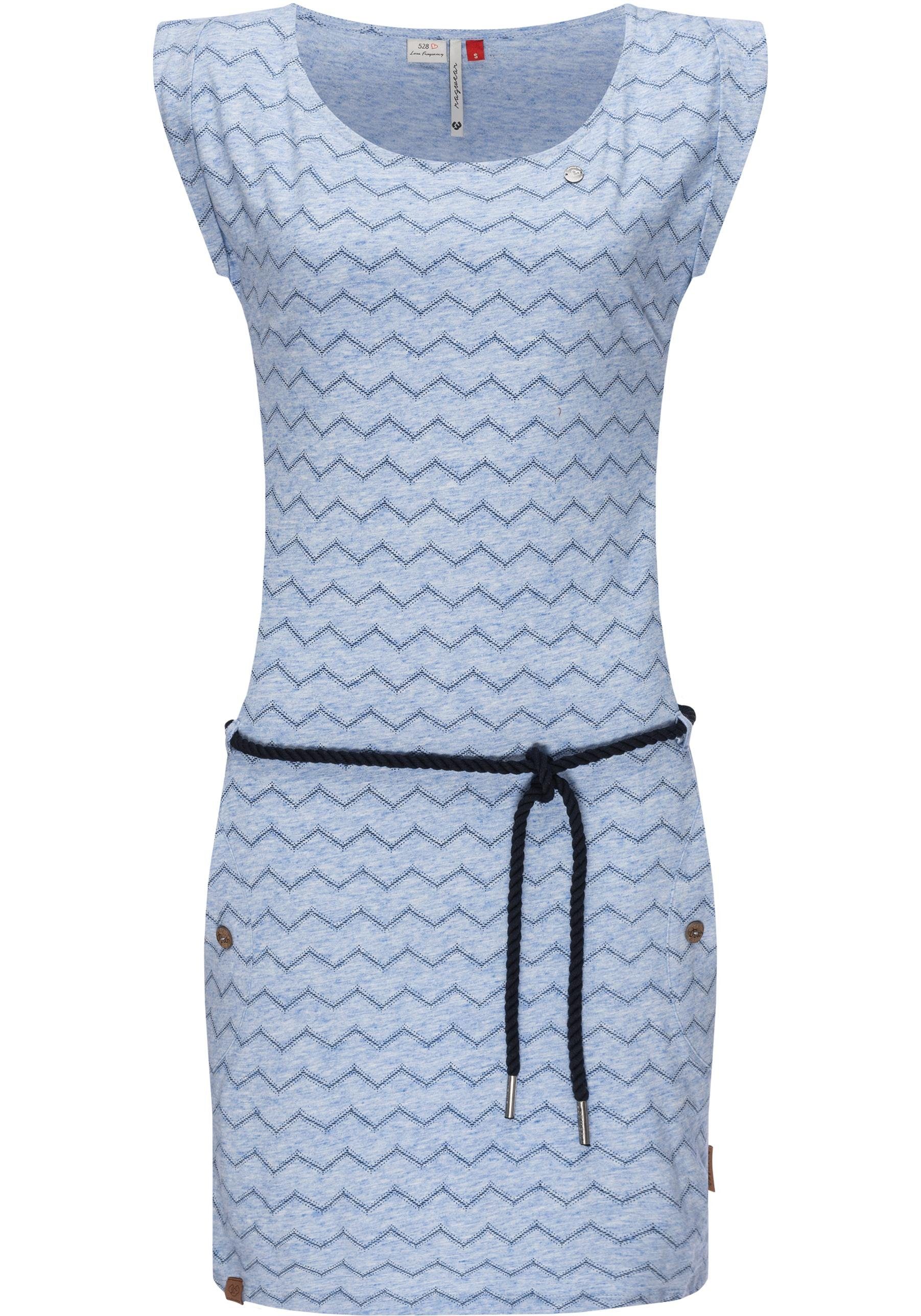 Ragwear Sommerkleid »Tag Chevron Intl.« leichtes Jersey-Kleid in melierter  Optik online kaufen | OTTO