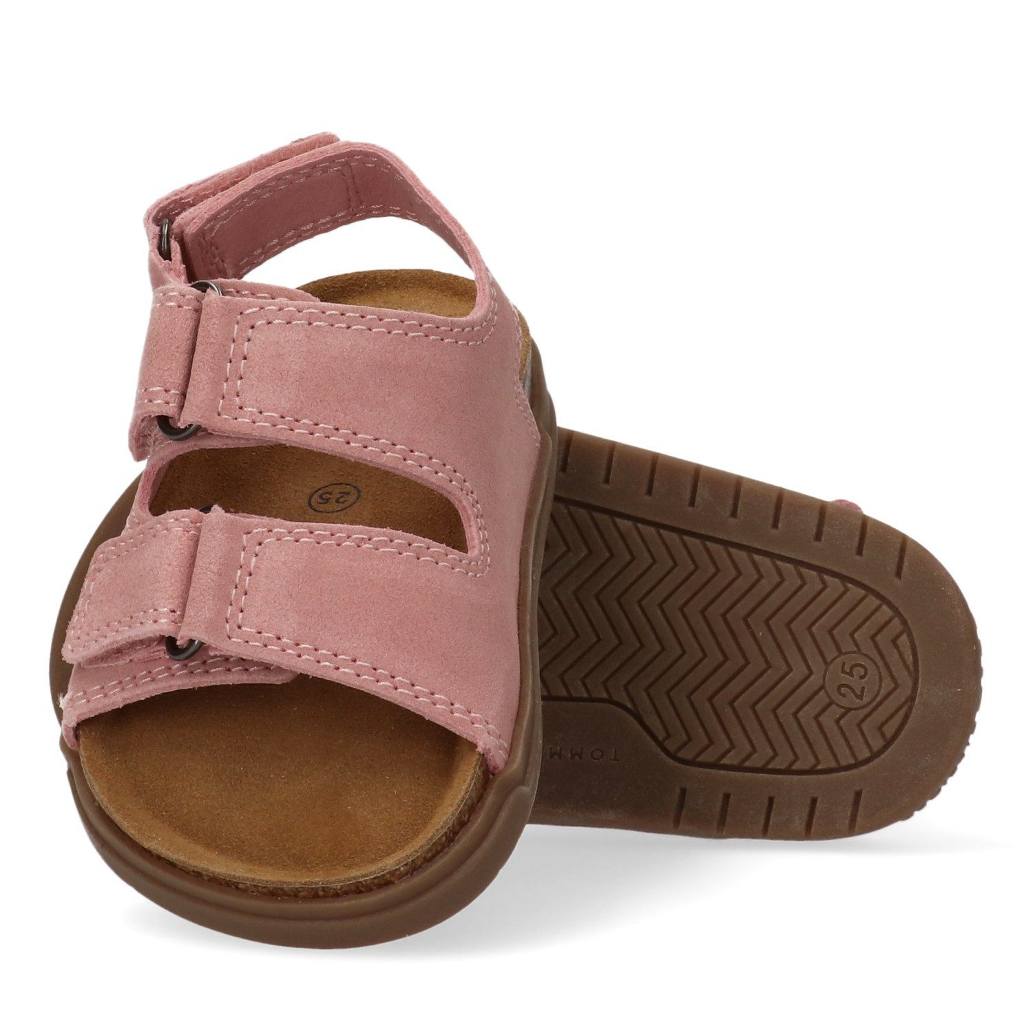 Tommy Hilfiger Sandale Barfußschuh, Sommerschuh mit praktischen Klettverschlüssen