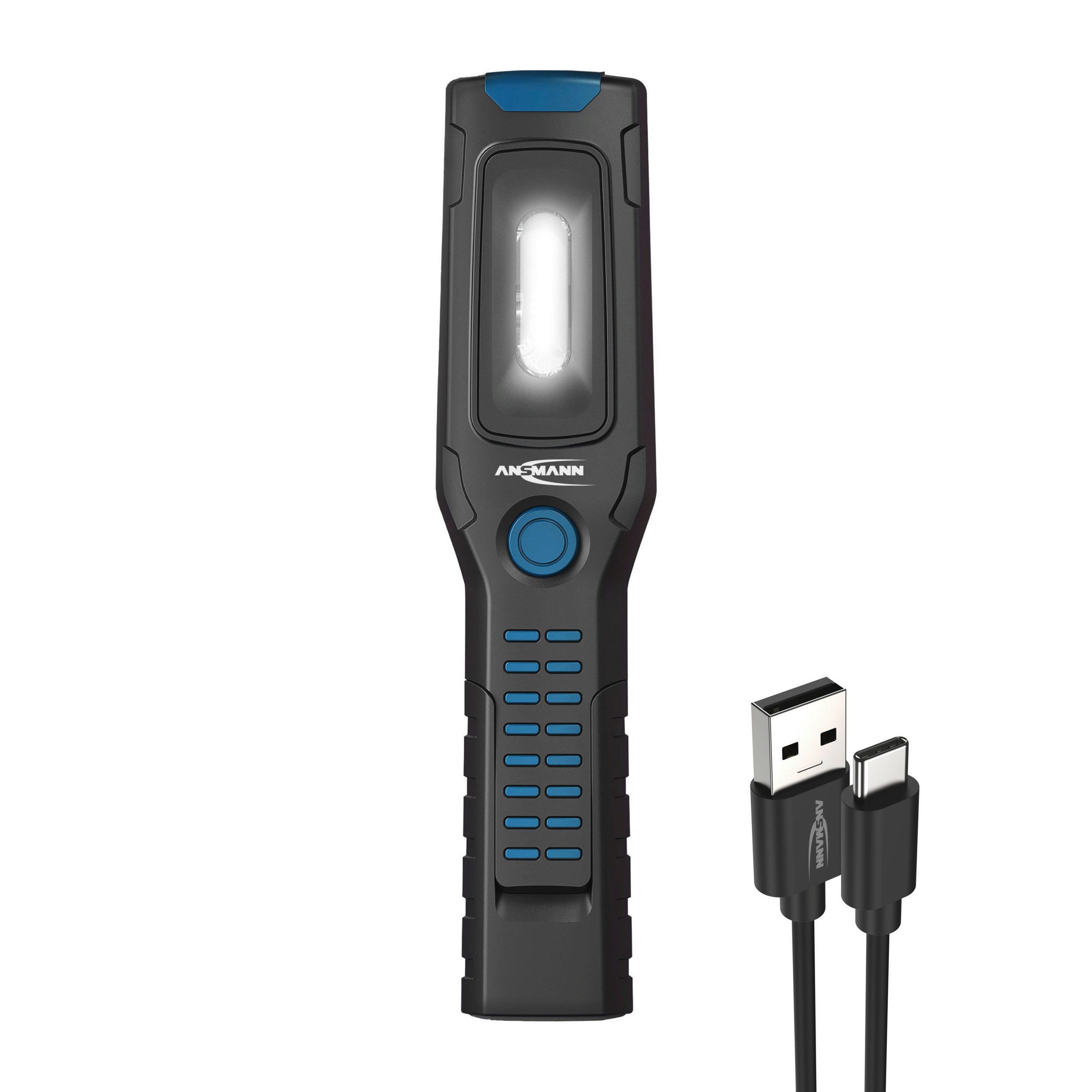 ANSMANN AG LED Arbeitsleuchte Akku LED-Werkstattlampe Aufladbar - für Werkstätten und Hobbyschrauber, LED