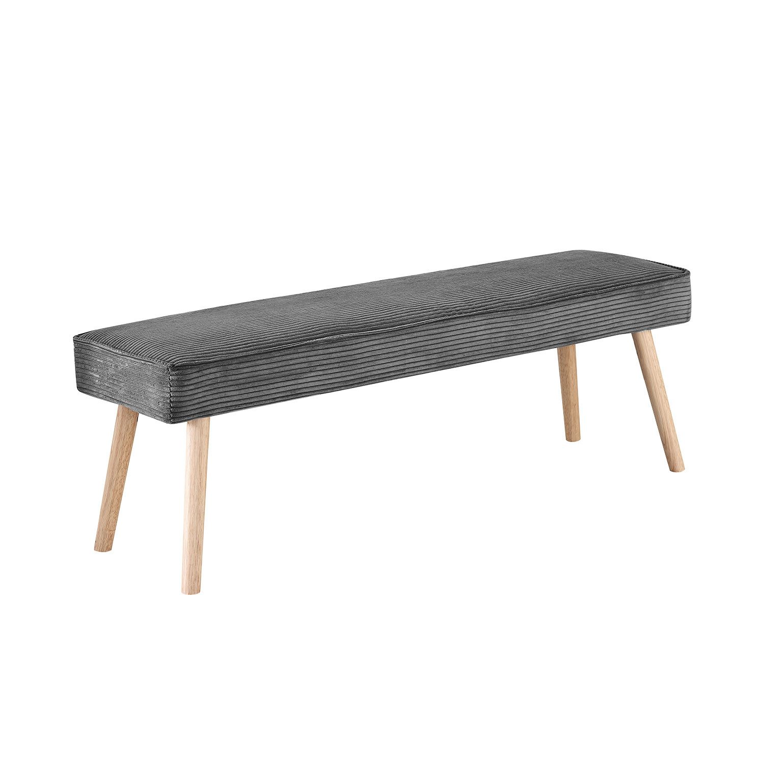 B&D home Essbank EMIL, gepolstert, Holzbeine