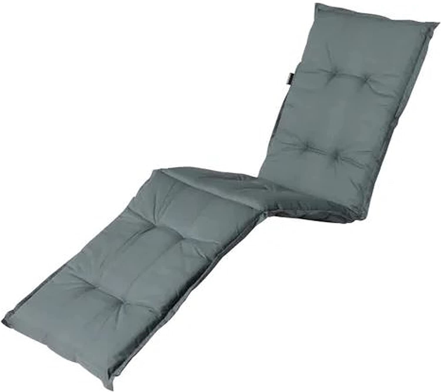 Madison Liegenauflage A046 200x60 cm Polster Liege Kissen Einlage, (1 Auflage, 1 St., 1 Auflage), für Gartenliegen UV beständig inkl. Bindebänder und Haltebänder