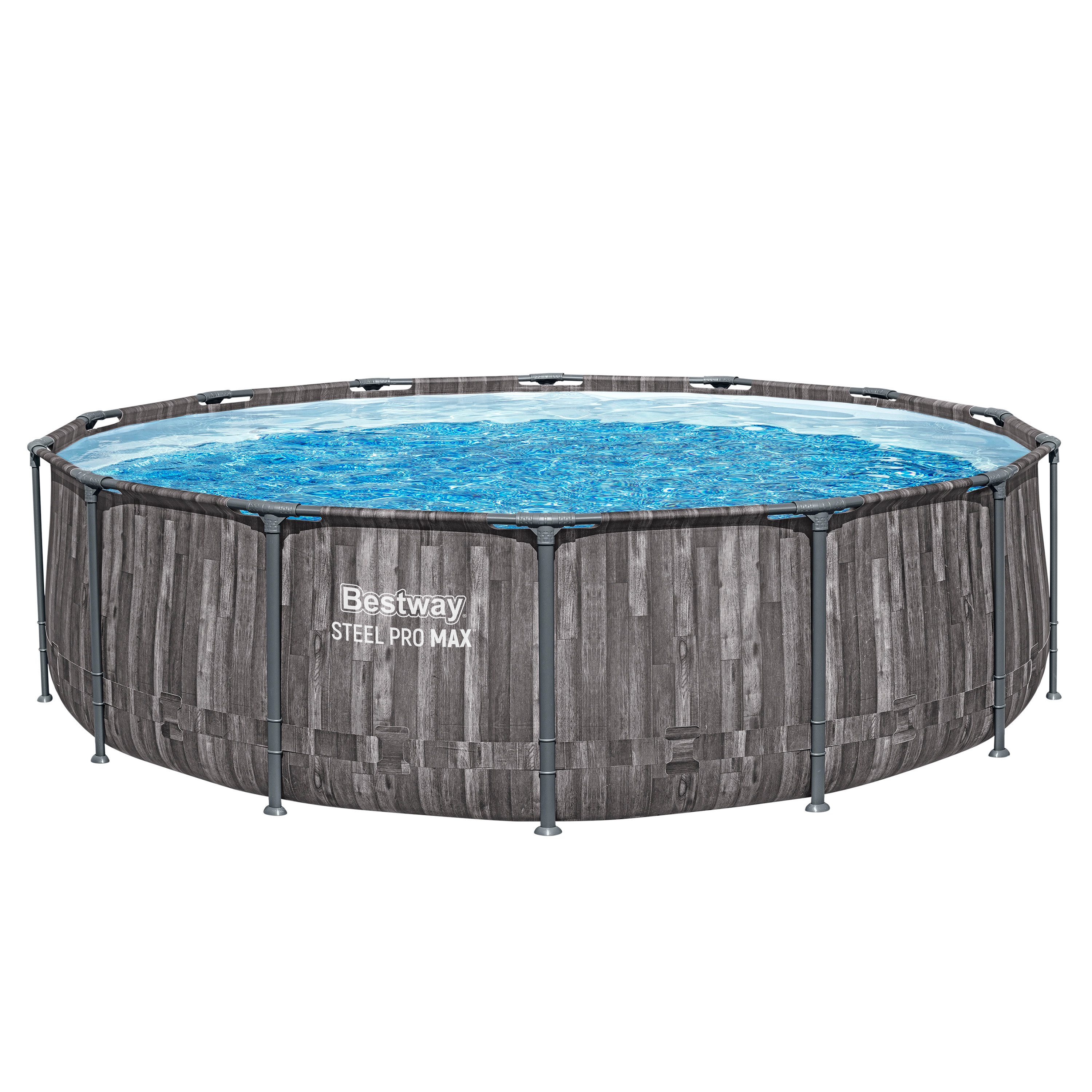 Bestway Framepool Steel Pro MAX™ (Packung, ohne Zubehör), Ø 366 x 122 cm