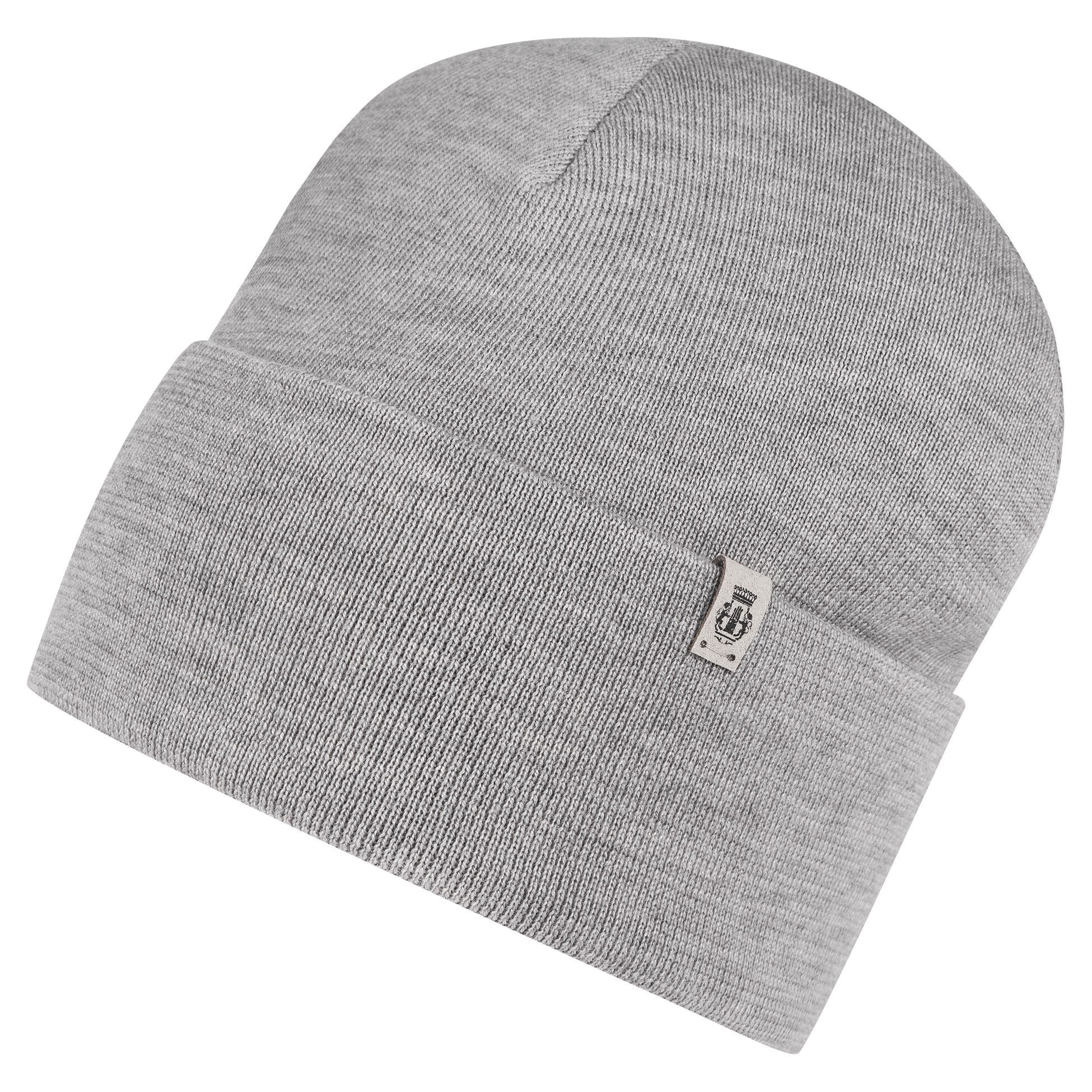 Roeckl Strickmütze PURE MERINO Feinstrickmütze mit breitem Umschlag