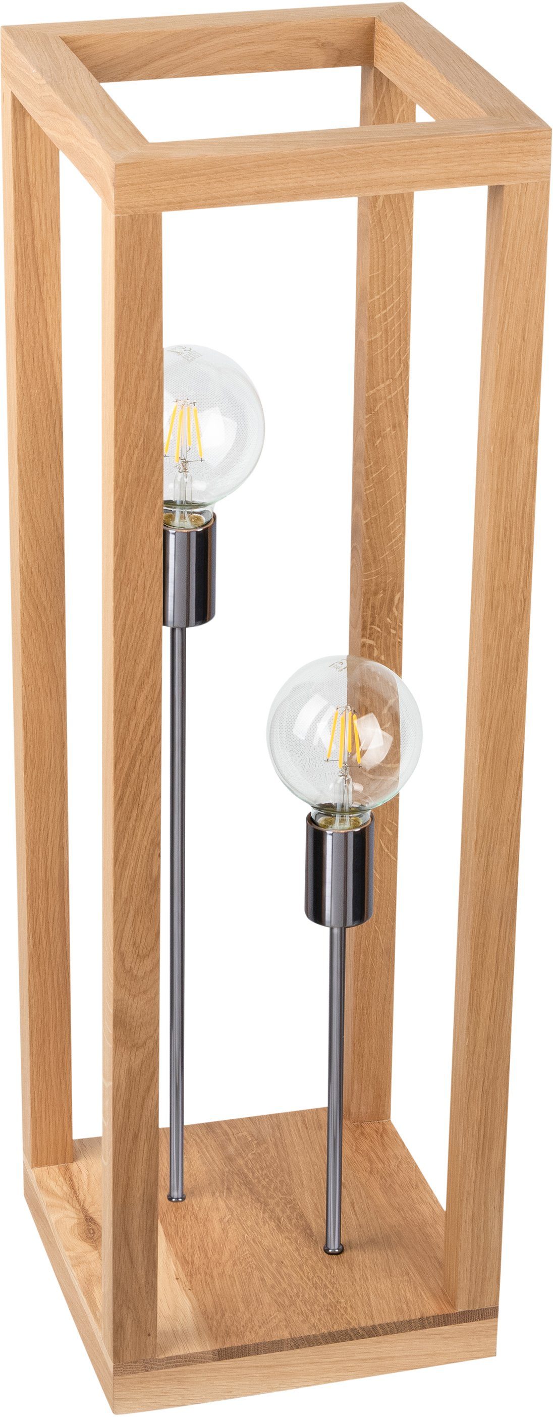 SPOT Light Stehlampe Leuchtmittel, Naturprodukt Nachhaltig KAGO, Eichenholz, aus mit FSC®-Zertifikat ohne