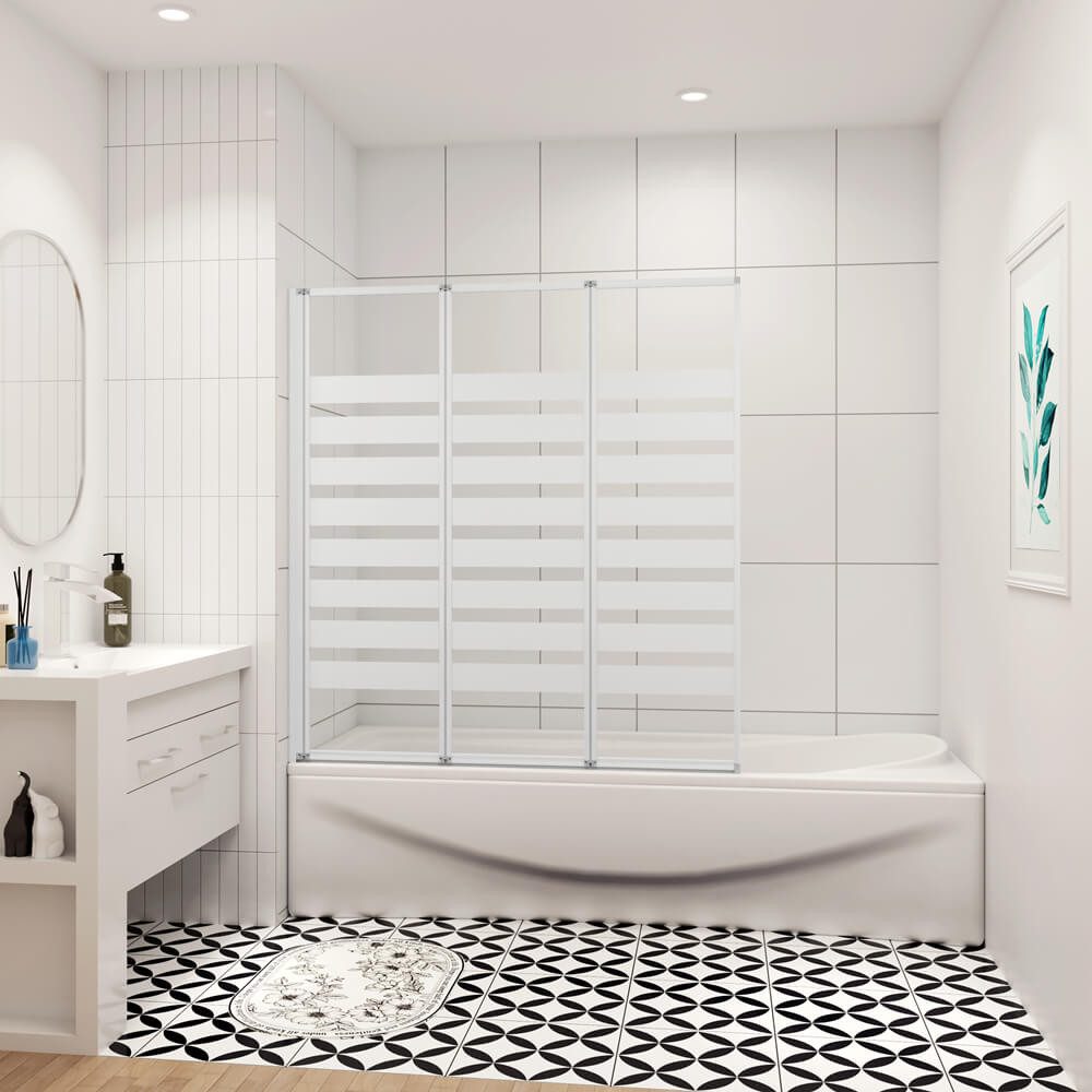 duschspa Badewannenaufsatz 130x140cm links Faltwand Duschwand Trennwand mit günstig online kaufen