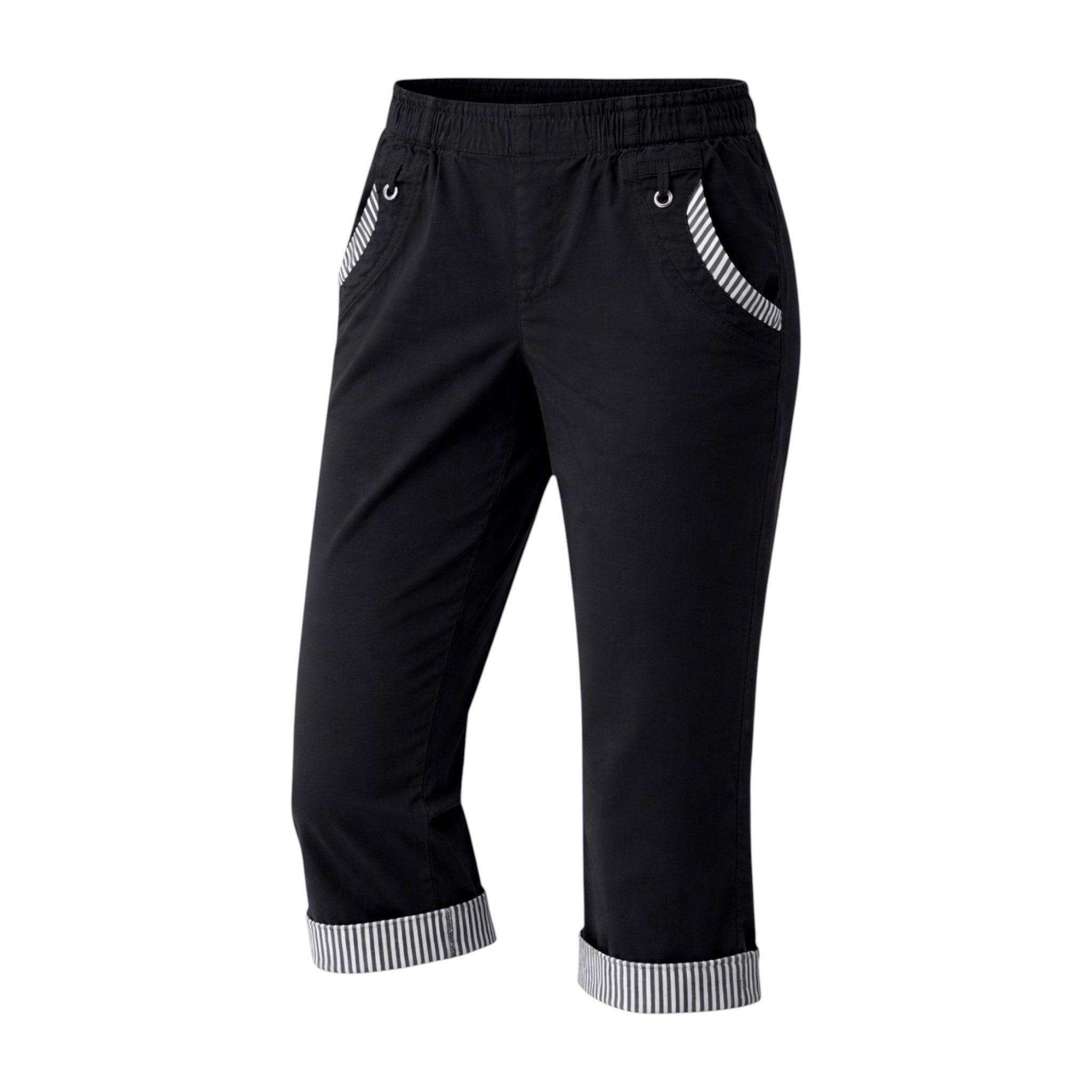 OriginalYou Caprihose Damen Sommerhose aus 95% Baumwolle 7/8 Freizeithose m günstig online kaufen