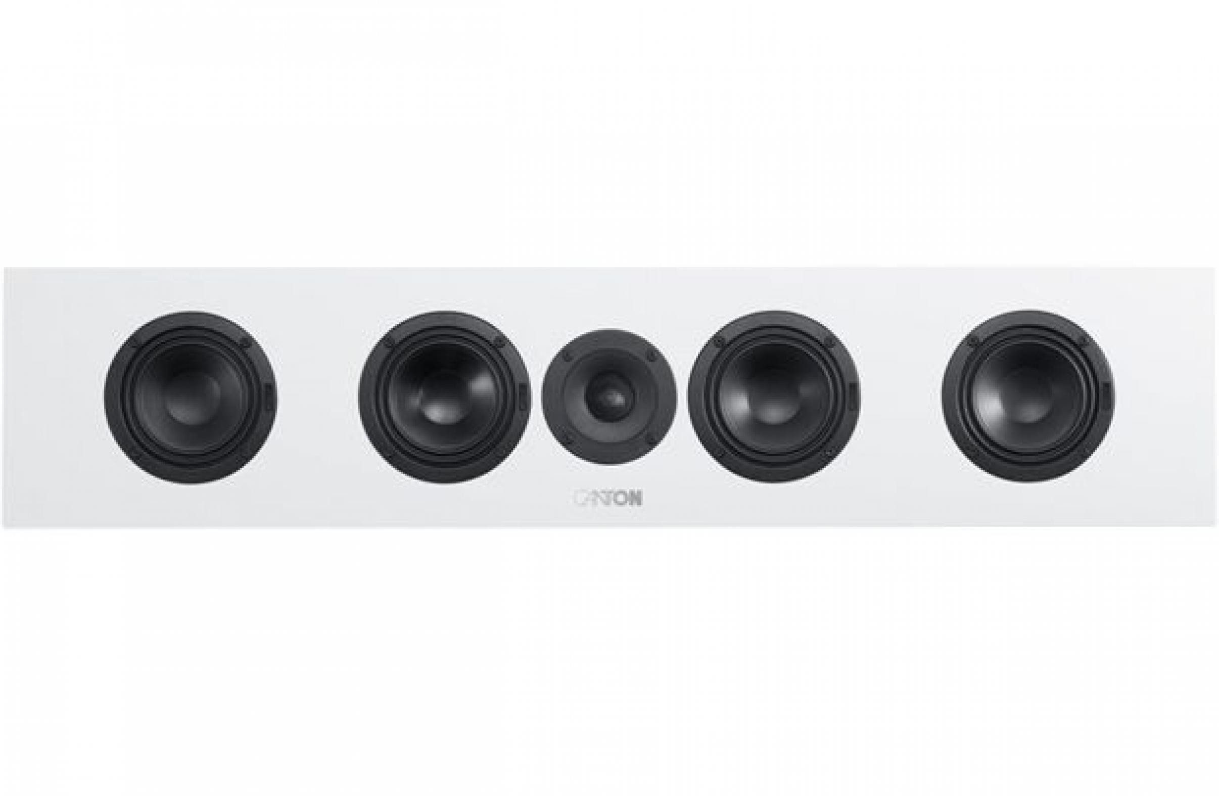 CANTON Atelier OnWall 9 C weiss seidenmatt Einbaulautsprecher (Keiner, 120.0 W, 3-Wege-System, sehr flach, Wave-Linse, Hidden Connection)