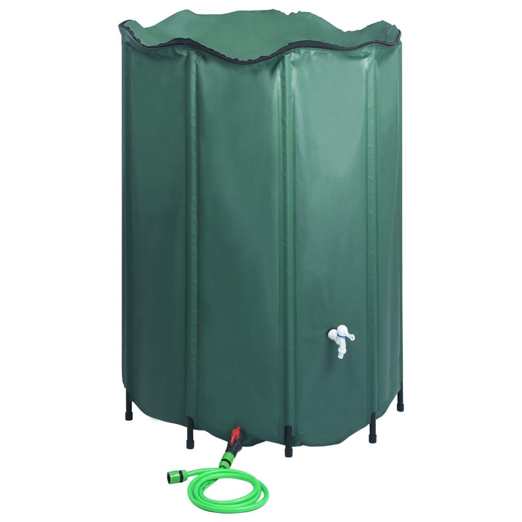 vidaXL Bewässerungssystem Regenwassertank Faltbar mit Hahn 1350 L, (1-tlg) – Bild 3 von 5