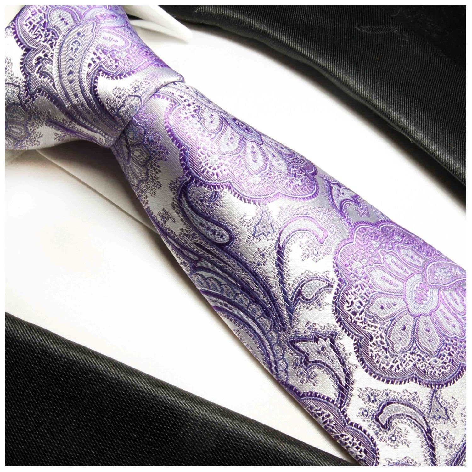 Paul Malone Krawatte Elegante Seidenkrawatte Herren Schlips paisley brokat günstig online kaufen