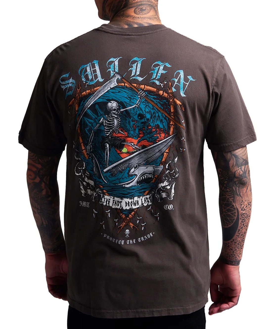 Sullen Clothing T-Shirt Death Before Shore Death Before Shore