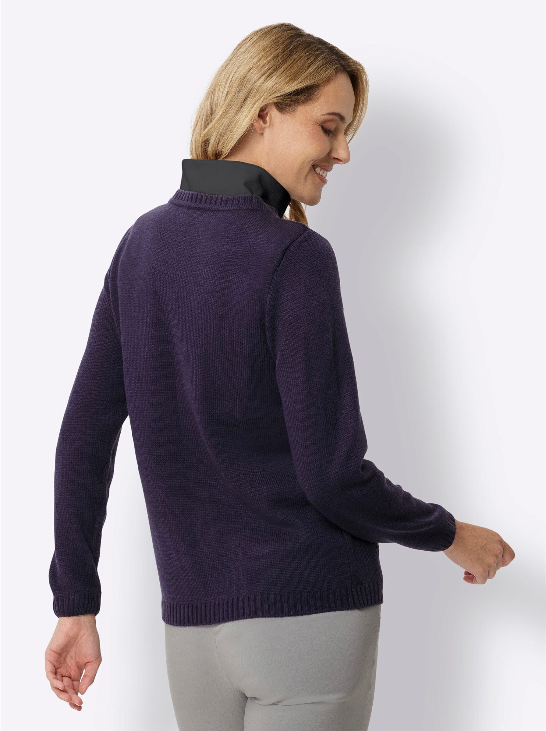 Sieh an! Shirttop Rollkragenshirt
