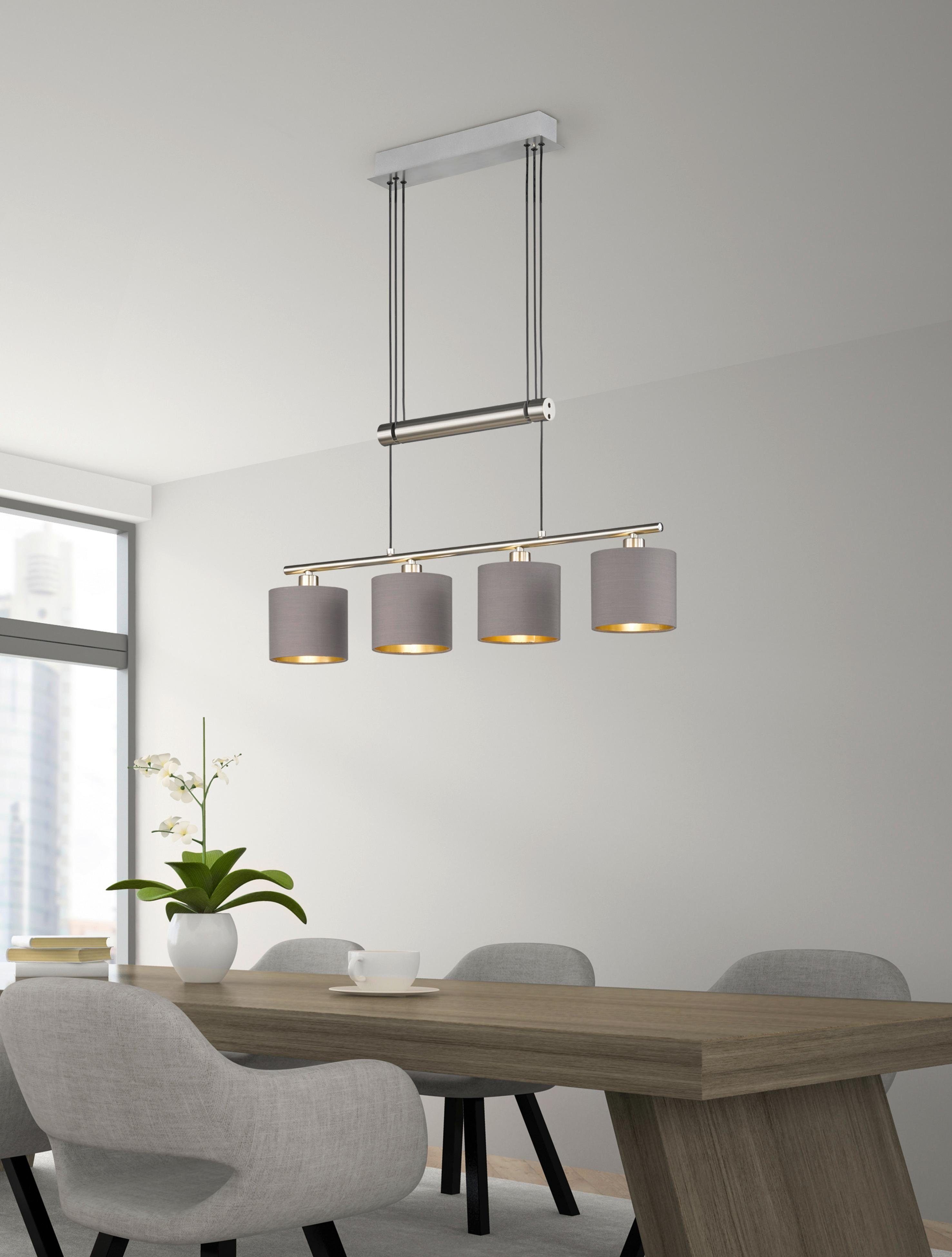 TRIO Leuchten Pendelleuchte Garda, ohne Leuchtmittel, Hängeleuchte, höhenve günstig online kaufen