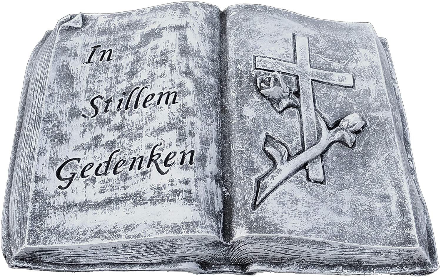 Stone and Style Gartenfigur Steinfigur / Skulptur Grabschmuck Buch In still günstig online kaufen