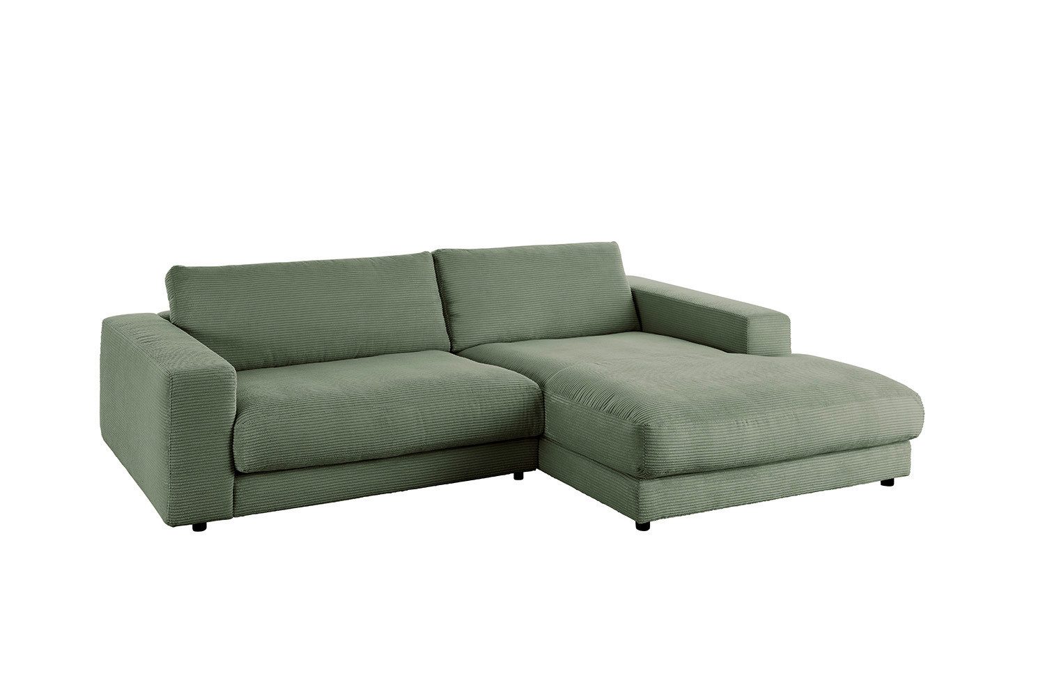 KAWOLA Ecksofa MADELINE, Sofa Cord Longchair günstig online kaufen
