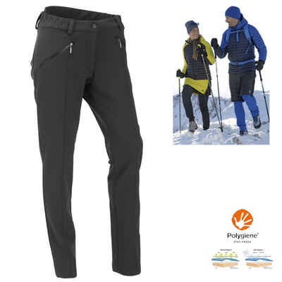 Maul Skihose Maul - Friedberg Damen Softshellhose Outdoorhose, schwarz